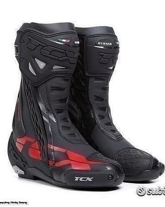 TCX Stivali Moto RT-Race - Neri / Rosso -