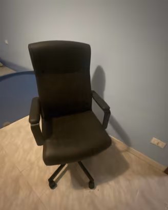 IKEA sedia da ufficio nera
