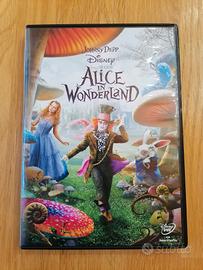 Alice in wonderland in dvd con Johnny Depp 