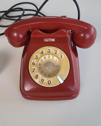 telefono vintage a disco fisso Italtel SIP