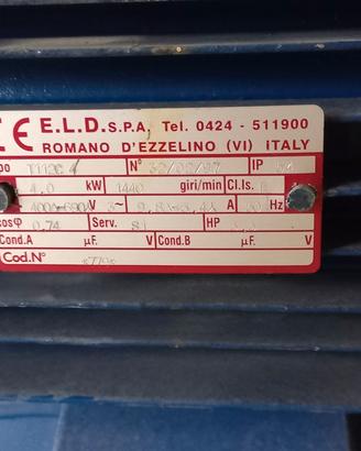 Motore elettrico 380V
