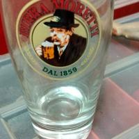 Antico bicchiere birra Moretti