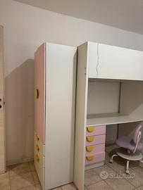 Armadio letto ikea sedia