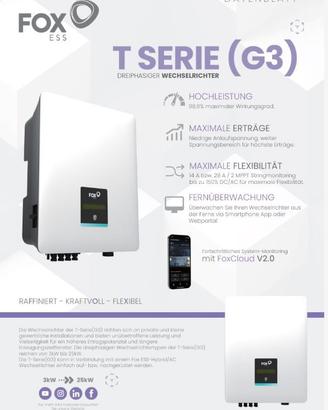 Inverter FOX ESS T SERIE (G3)