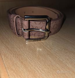 cintura guess donna rosa con logo