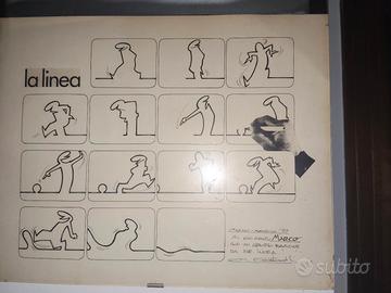 Titolo: "Osvaldo Cavandoli - Disegno Originale UNI