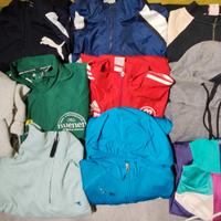 Lotto 10 Giacche Sportive Mix Brand (Nike, Adidas,