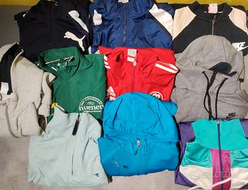 Lotto 10 Giacche Sportive Mix Brand (Nike, Adidas,