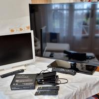 TV 40" Samsung + TV 22" Toshiba + 2 decoder