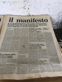 Il manifesto oltrr1 1000 partito edicola giornale