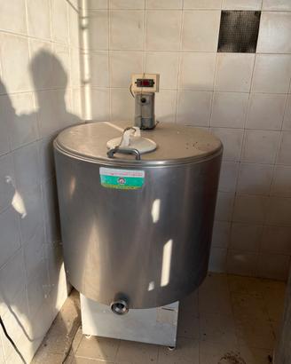 Frigorifero per latte 2 q in Acciaio inox