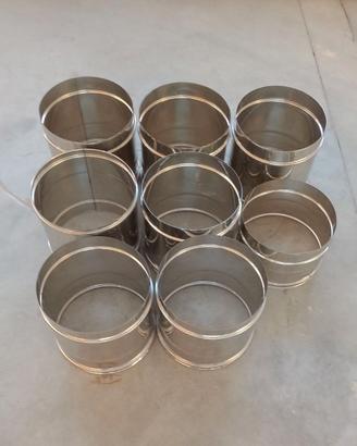 Tubi acciaio inox d 250 lunghezza cm 25