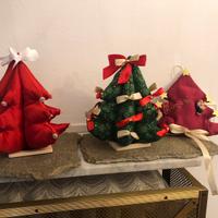 Alberelli di Natale in stoffa