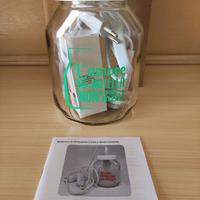 Lampada Barattolo Nutella con Lampadina Verde