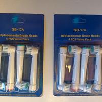 Testine compatibili per spazzolino Oral-b 8 pezzi