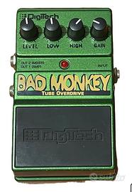Pedale Effetto Digitech Bad Monkey Tube Overdrive
