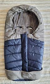 Inglesina sacco invernale termico blu/grigio