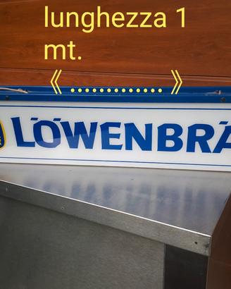 Insegna luminosa Lowenbrau