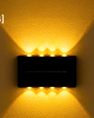2 pezzi Lampada da recinzione solare, Lampada sola