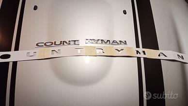 COUNTRYMAN scritta per MINI in metallo con dima