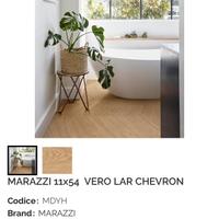 Mattoni chevron marazzi Vero larice