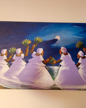 Quadro dipinto baianas