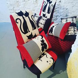 Coppia poltroncine originali anni 50