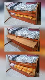 Letto a castello multifunzione