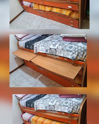 Letto a castello multifunzione