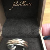 Anello Filodellavita nuovo misura 18 oro e argento