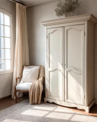 Armadio a 2 ante Shabby Chic