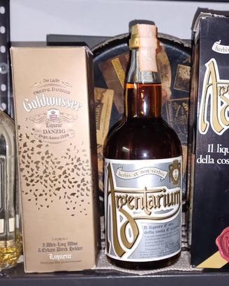 LIQUORI ARGENTARIUM MONACI E GOLDWASSER LIQUORE