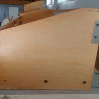 3 porta pane/ porta vasi in legno dim 100 cm x 50 