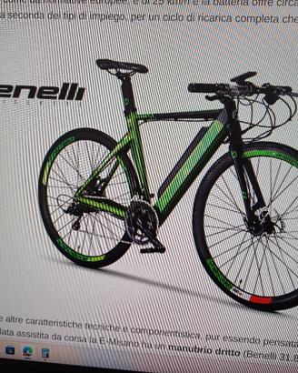 Bicicletta elettrica Benelli E Misano  taglia S 
