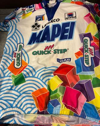 Maglietta Mapei Quick Step 1999+short Mapei