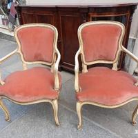 Coppia di poltroncine stile veneziano 