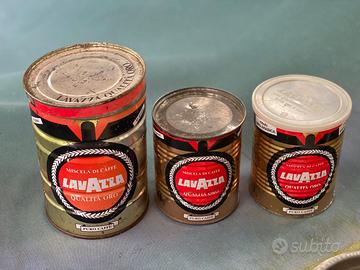 scatole in latta vintage caffe’ Lavazza