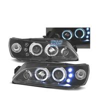FARI PEUGEOT 306 97-01 OCCHI ANGELICI SFONDO NERO