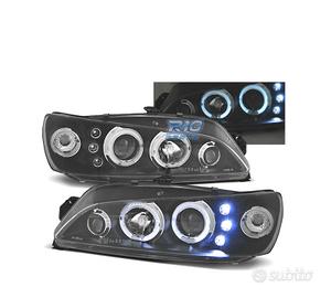 FARI PEUGEOT 306 97-01 OCCHI ANGELICI SFONDO NERO