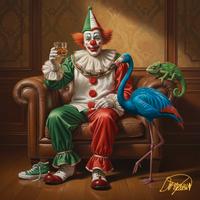 Quadro - Opera Arte Grafica - Pagliacci