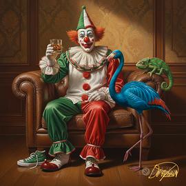 Quadro - Opera Arte Grafica - Pagliacci