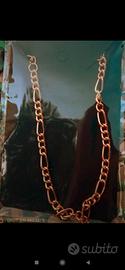 bracciale dorato in acciaio 