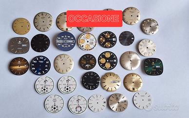 LOTTO QUADRANTI PER OROLOGI VINTAGE MARCA