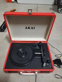 Giradischi Akai R45 Valigetta Audio Vintage