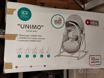 Kinderkraft Sdraietta a Dondolo 5 in 1 Unimo