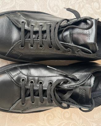 Sneakers pelle nera tg 46 Concept Milano