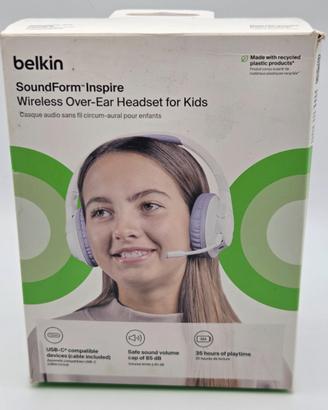 Belkin SoundForm Inspire Cuffie Audio x Bambini.