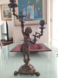 Porta candele in bronzo anni 50 