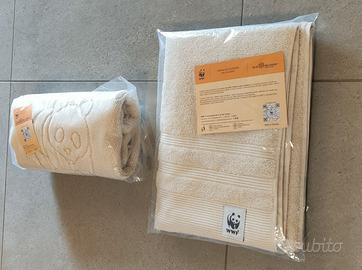 Set asciugamani e tappeto bagno WWF