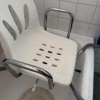 sedia girevole per vasca da bagno